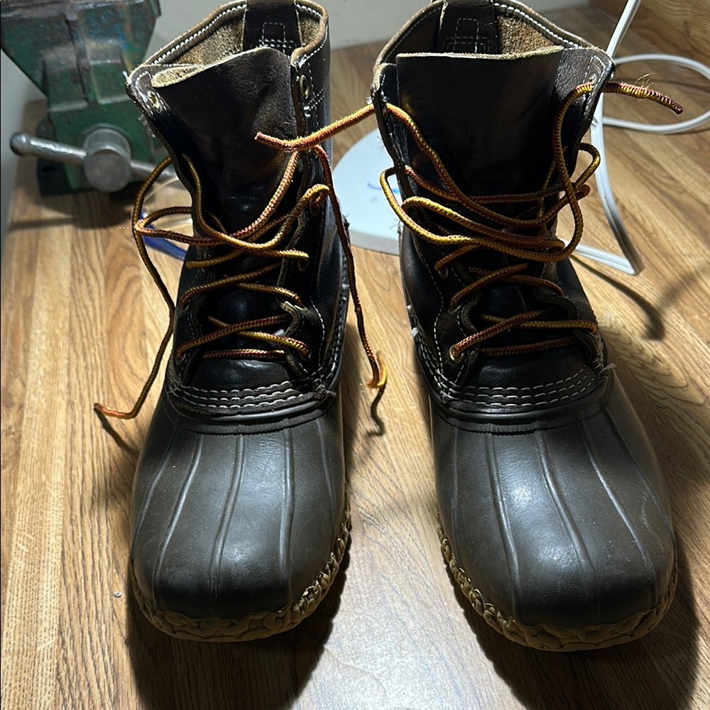 L.L.Bean 8” Brown Duck Boots